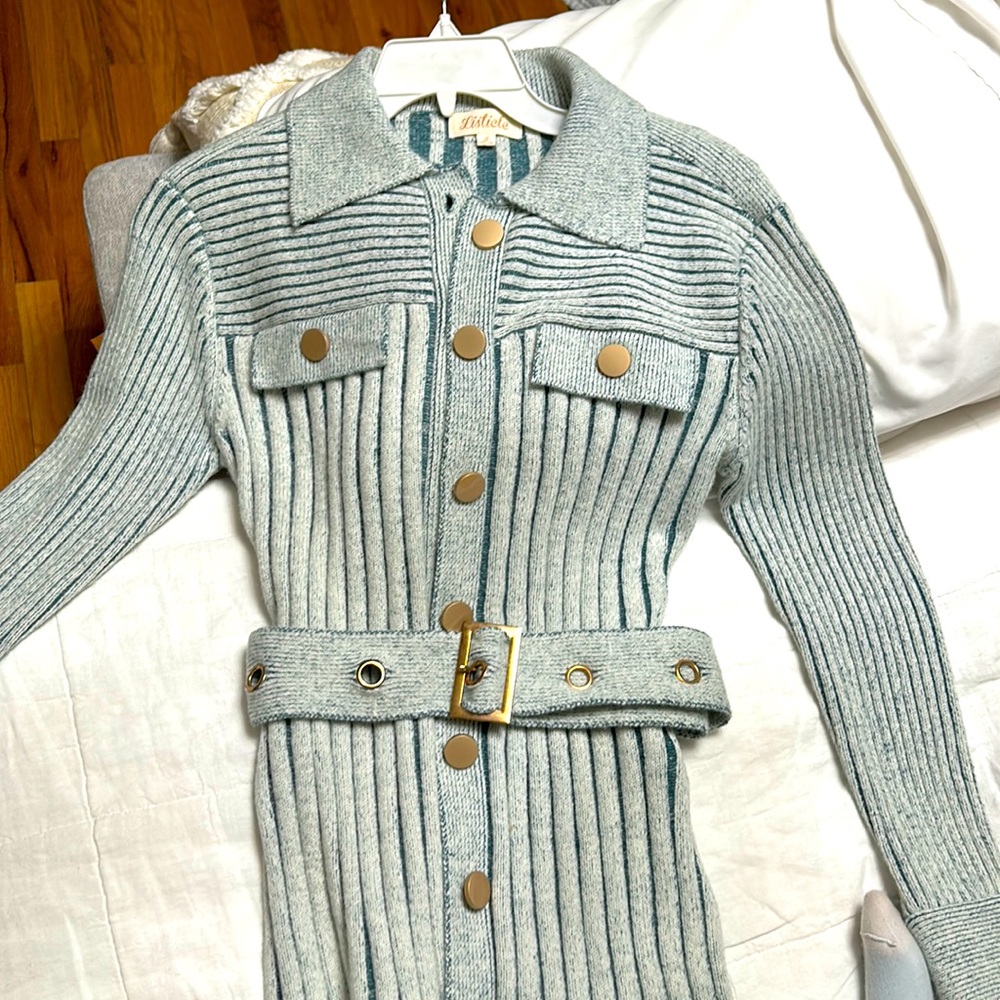Listicle Sienna Ribbed Cardigan